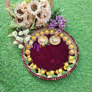 Vediki's Decorative Pujan Thali – Article VED#005