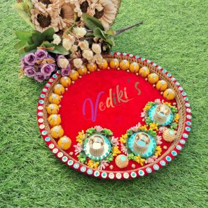 Vediki's Decorative Pujan Thali – Article VED#007 (4)