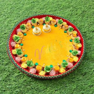 Vediki's Decorative Pujan Thali – Article VED#008