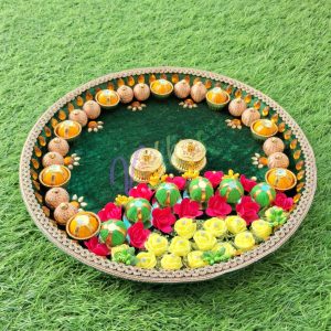 Vediki's Decorative Pujan Thali – Article VED#009